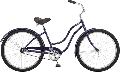 Miniatura 10 de Schwinn Mikko - Bicicleta crucero de playa para adultos, marco de acero de 17 pulgadas, ruedas anchas para estabilidad, frenos traseros y múltiples