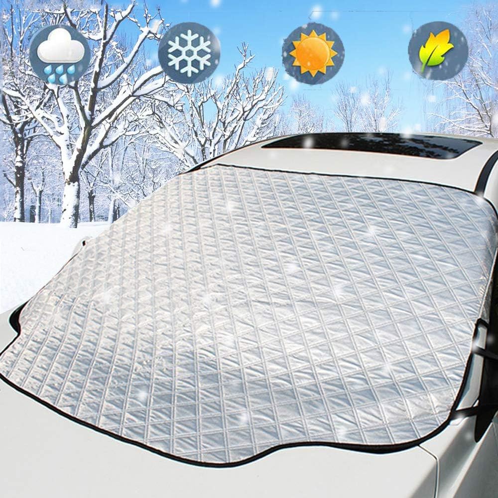 Car Windshield Snow Cover, AWASBO Thickened Frost