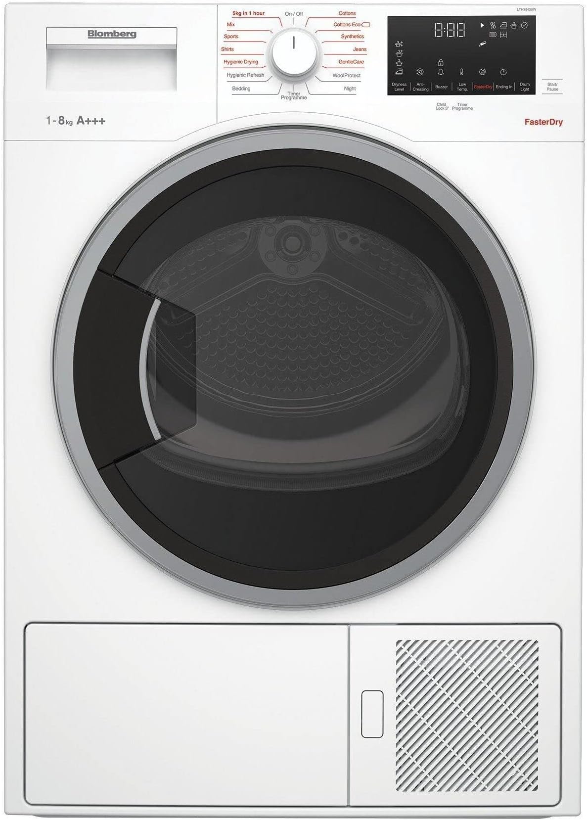 BEKO DTIKP81131W 8kg Integrated Heat Pump Tumble Dryer Amazon.co.uk