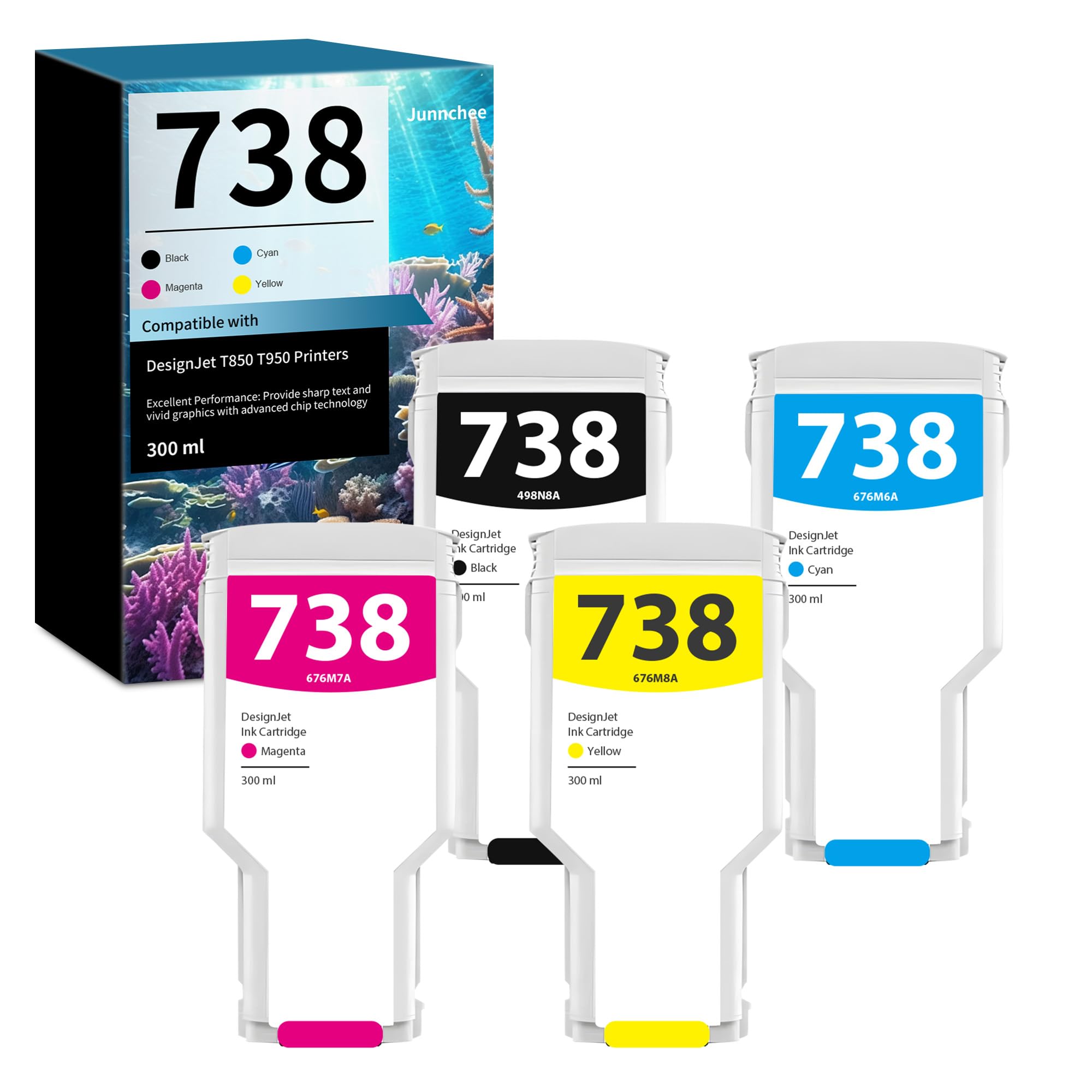 Amazon.co.jp: DesignJet 738 インクカートリッジ 300ml HP 738インク