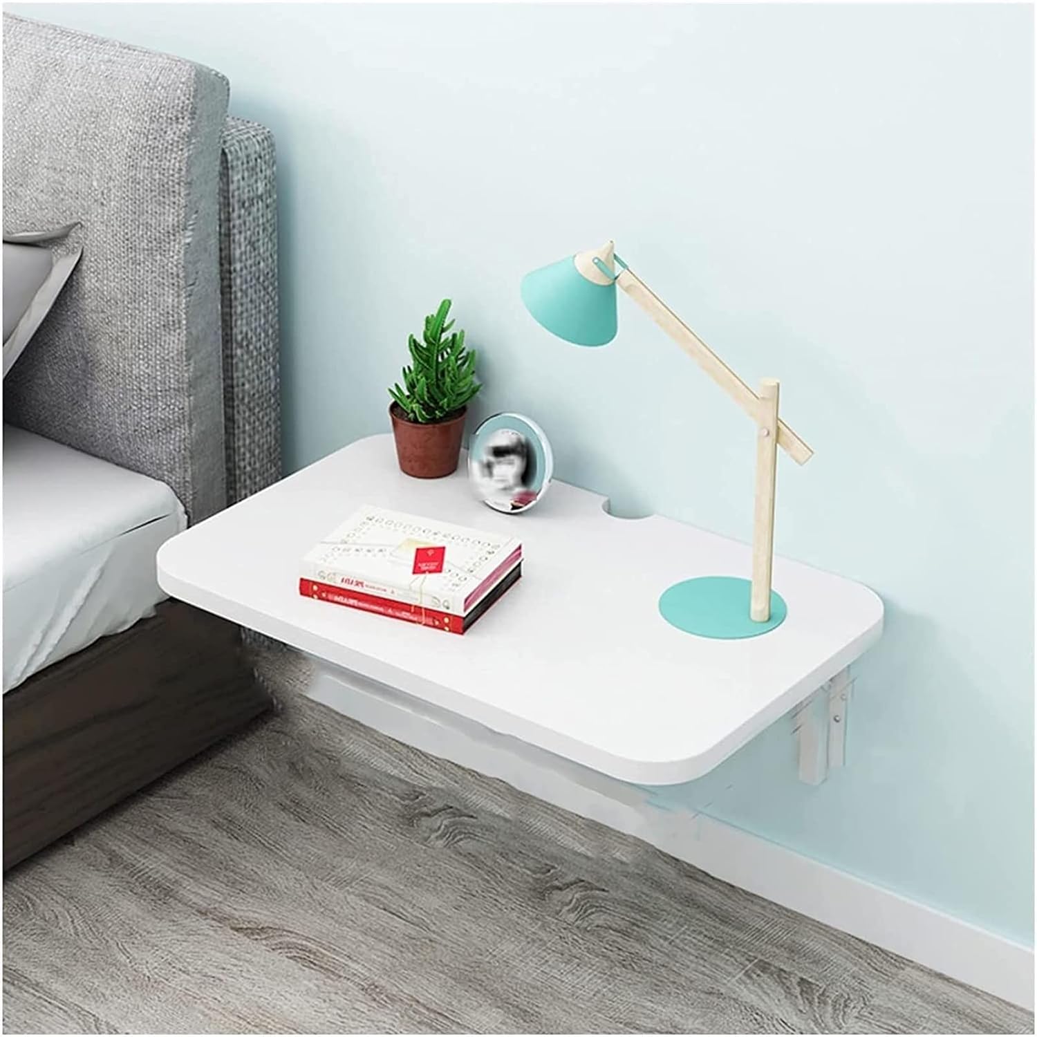 Amazon.com: YBKEWASP ll Mounted Folding Table Wall Mounted Fold Down ...
