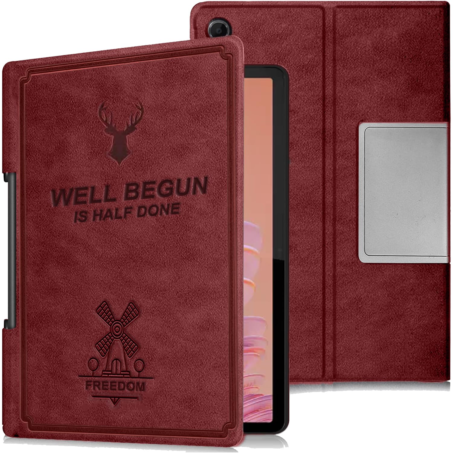 ProElite Cover for Lenovo Tab Plus 11.5 inch Case, Deer Flip case Cover for Lenovo Tab Plus 11.5 inch Tablet, Wine Red (B0D989Q949) Amazon Price History, Amazon Price Tracker