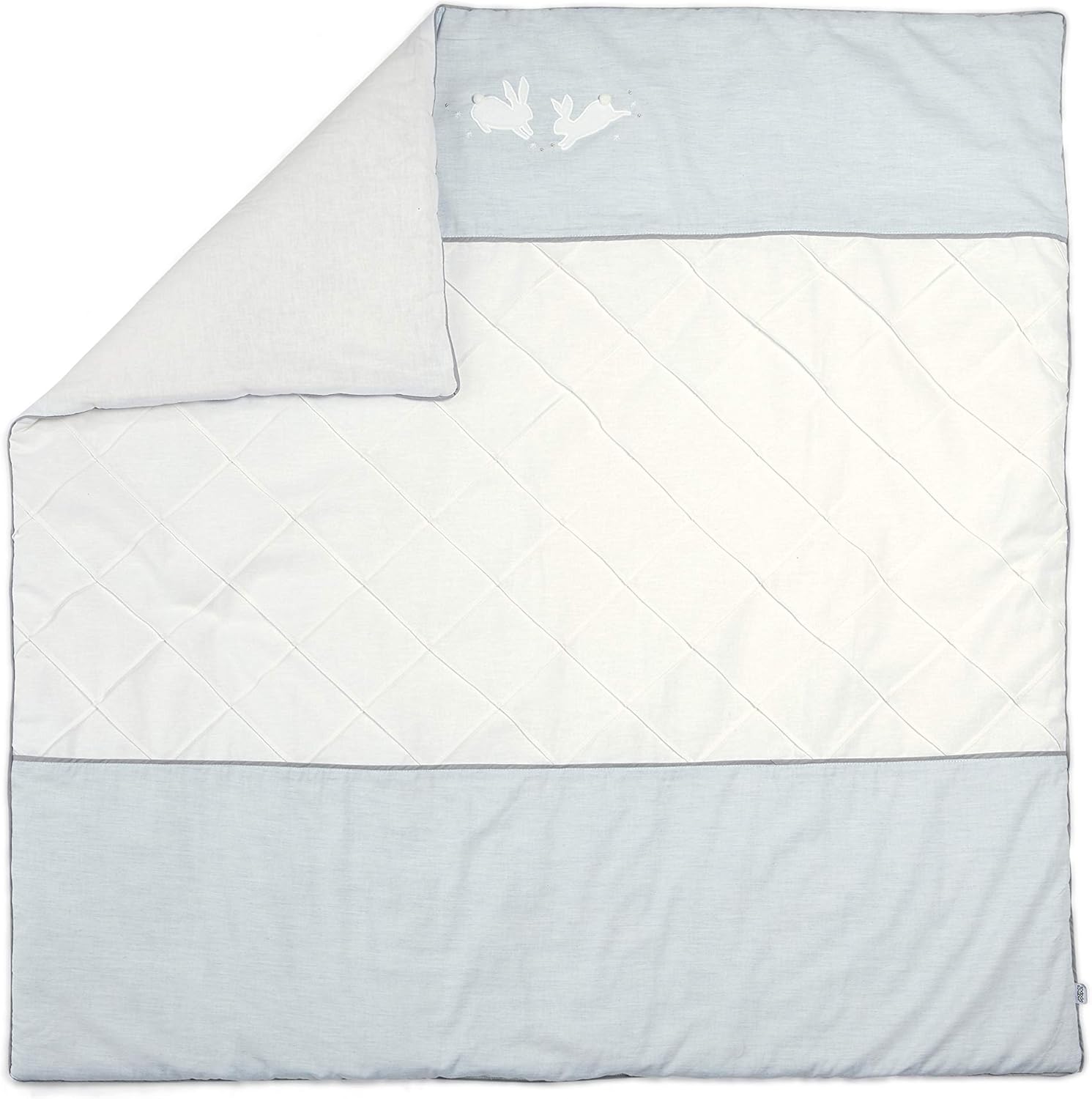 Mamas & Papas Quilt/Cotbed/Cot, to The World Blue Amazon.co