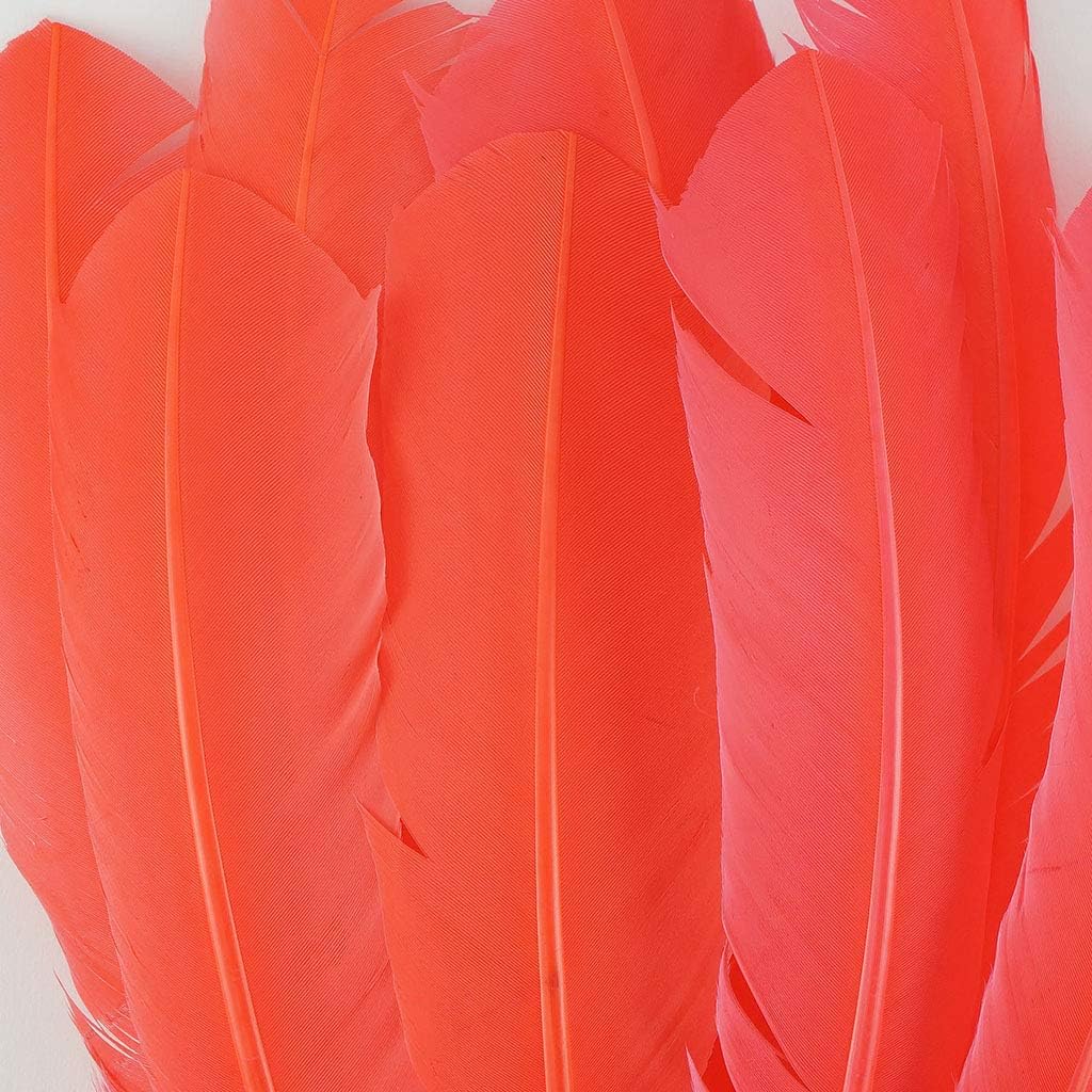 Zucker 10-12 inch Turkey Feathers for Crafts - 4pc Quills for DIY Headdress, Dream Catcher, Home Decor - Lavender
