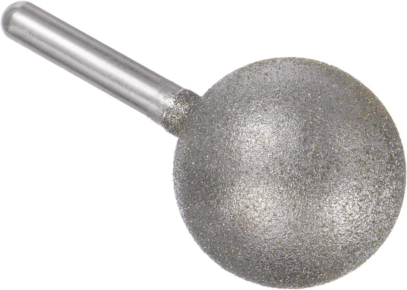 Diamond Grinding Bit - [30mm Dia 120 Grtis] Ball Head Carving Drill Bits Rotary Tool for Carving Polishing Use | 6mm Round Shank