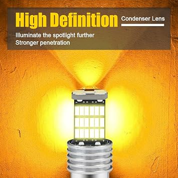 Zufoty 4 PCS Car Turn Signal Bulbs, LED Turn Signal Light Bulbs, Super Bright Reverse Lights, Automotive Back Up Light Bulbs, 1156 led bulbs for Cars, Backup Reverse Lights Tail Brake Signal Lights