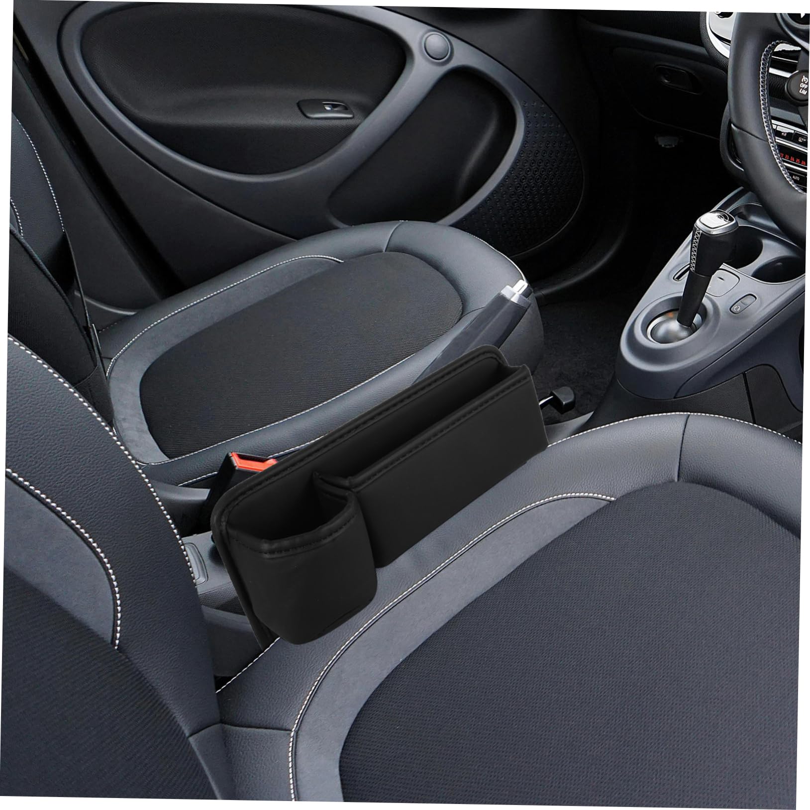 PartyKindom 4piezas Organizador De Almacenamiento Para Espacio Entre Asientos De Coche Caja De Recogida De Grietas Funda De Sintético Fácil Instalación y Mantenimiento Accesorio Automotriz