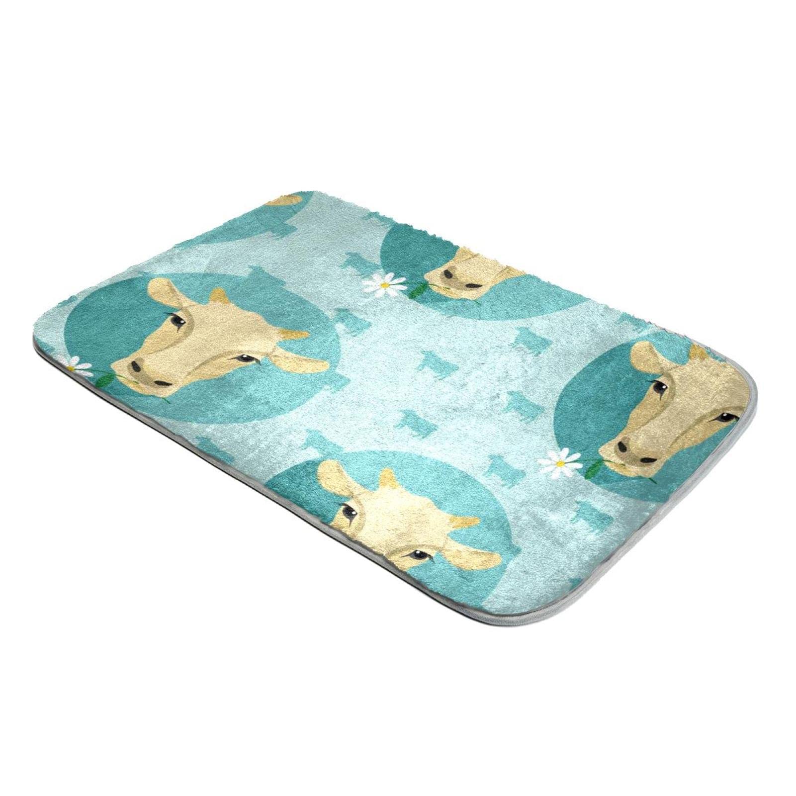 Tapis fausse fourrure vache poils longs pour ambiance chalet cocooning salon