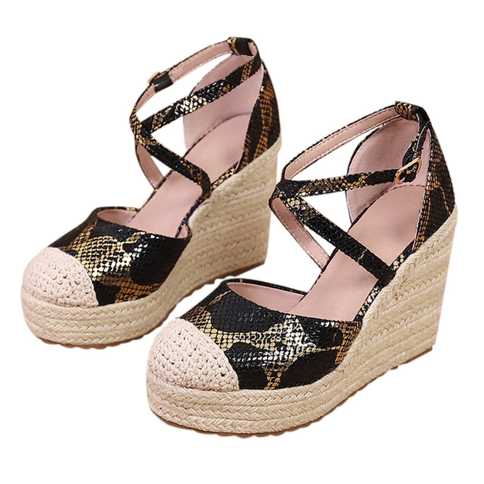 Generico Sandales De RandonnéE Femme Confortables LéGèRes AntidéRapantes Semelle Souple Respirantes Chaussures Femme éTé Mode Mules OrthopéDiques Pieds Larges Ville Usage Quotidien