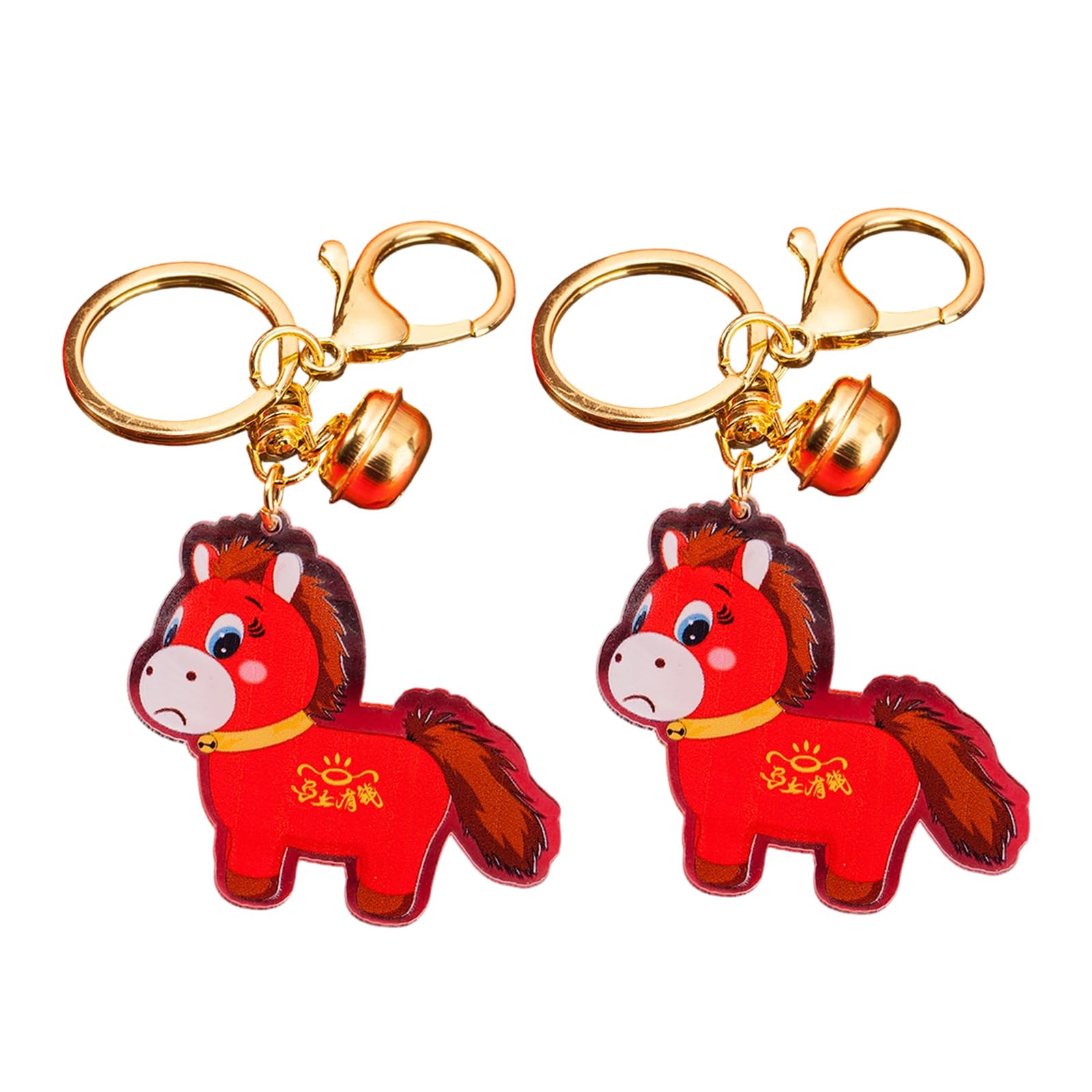 alloneslife Horse Charm Keychain with Acrylic Materials and Sturdy Builds for Gift and Personalize Use Bag Charm
