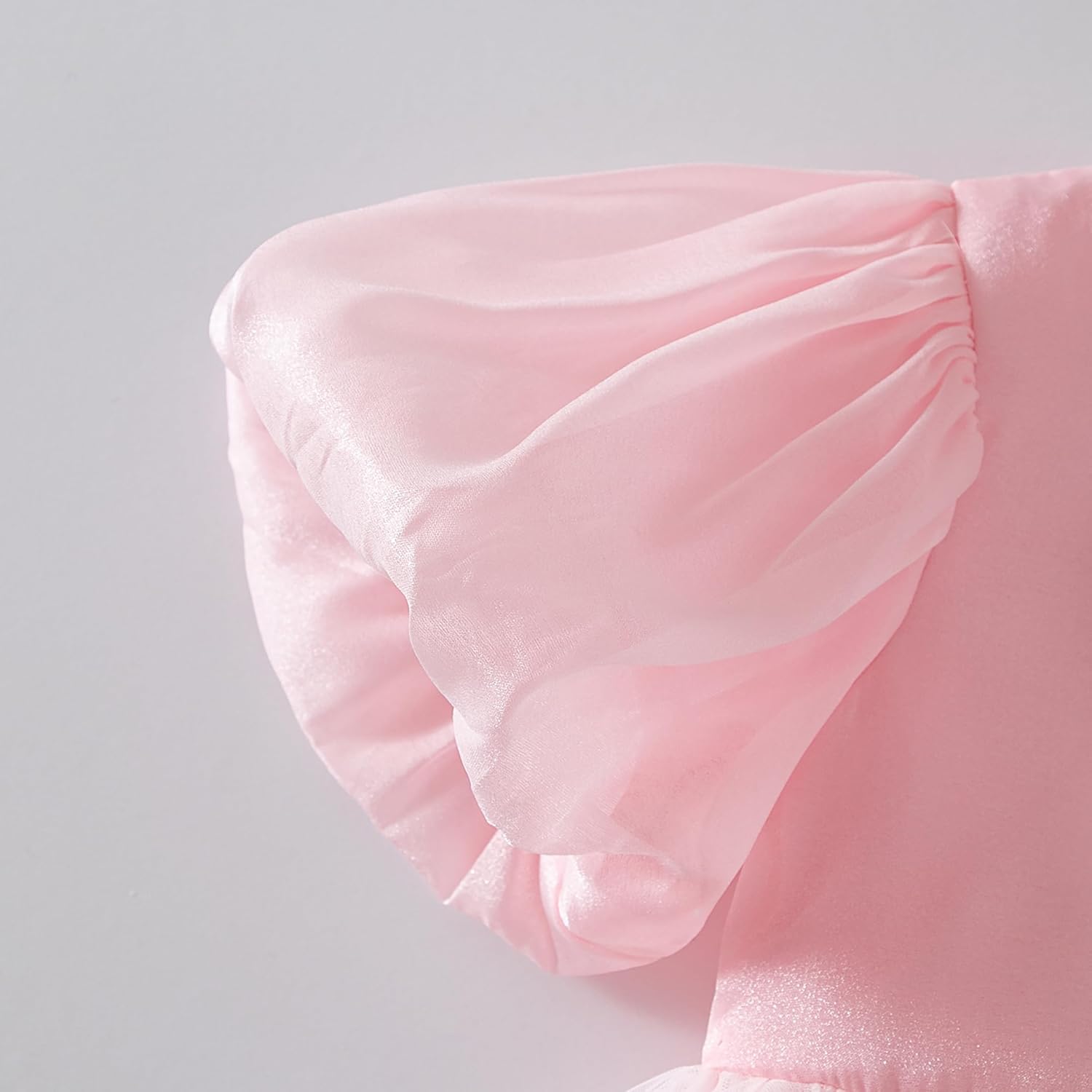 KARETT Summer Toddler Girl Dresses Tutu A Line Puffy Short Sleeve Casual Flower Girl Dress for Birthday Party 1-7Y - Image 5