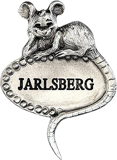 Jarlsberg Cheese Marker – Jarlsberg Cheese Label for Housewarming Gift, Dinner Party Trays, Weddings, Birthdays | Expertly Crafted Pewter