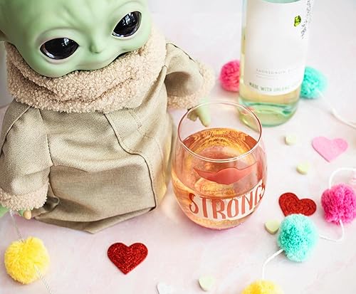 Miniatura 4 de Star Wars: The Mandalorian The Child, Baby Yoda - Copa de vino sin tallo de lágrima de 20 onzas | Vaso para mimosas, cócteles | Artículos de bar