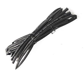 Heat Shrink tubing Cable bonding Insulation productin Electrical Joint Wire 5mm -6 meeters Black Color Shrink Temperature-125