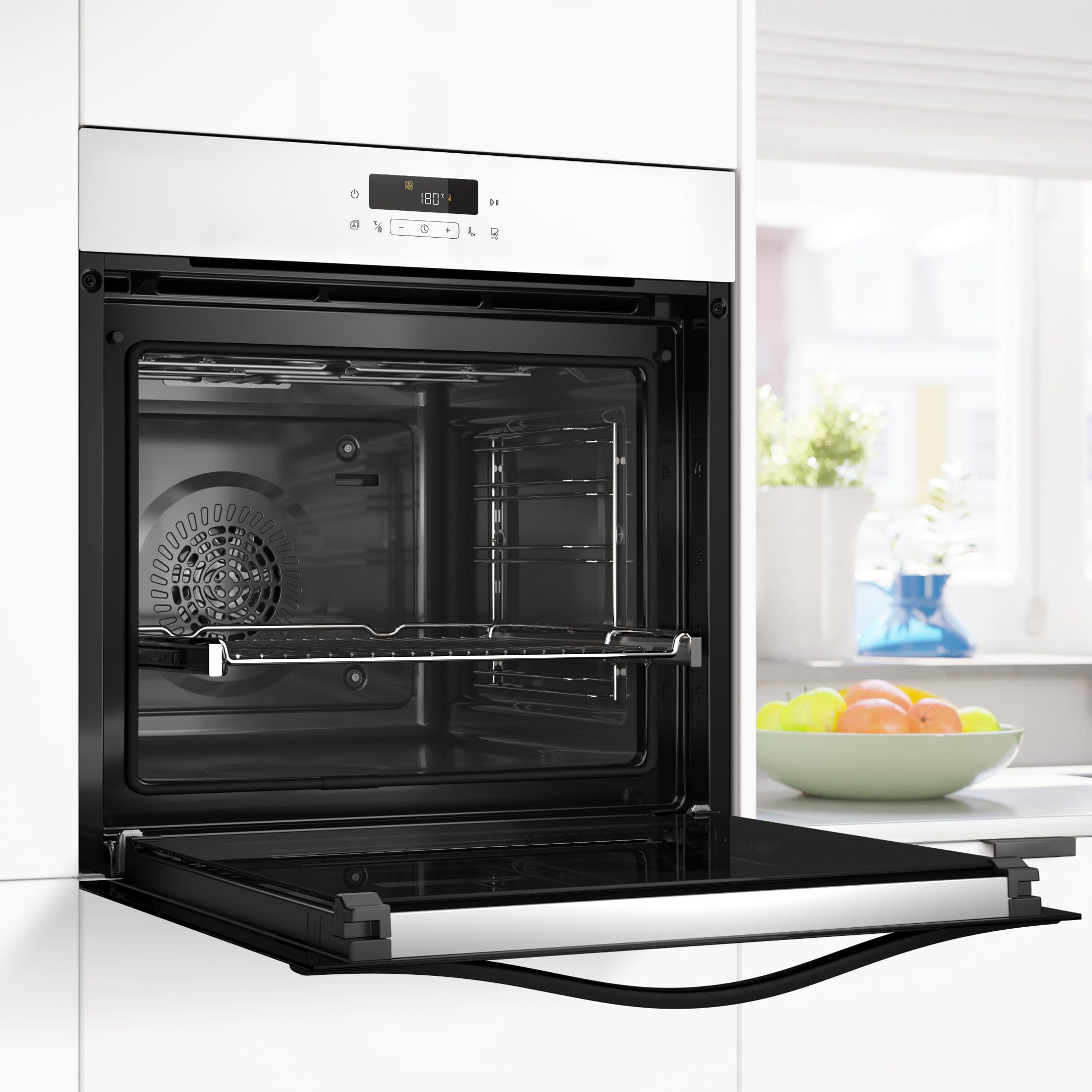 Balay – Horno con Vapor, Pirólisis, Freidora de aire, blanco, 3HD5829B3 | Lo tiene todo: autolimpieza total con Pirólisis y una forma más sana de freír.