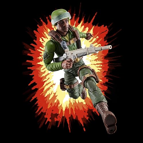 Miniatura 4 de G.I. Joe Classified Series Retro Cardback G.I. Joe Trooper, figura de acción coleccionable de 6 pulgadas con 14 accesorios