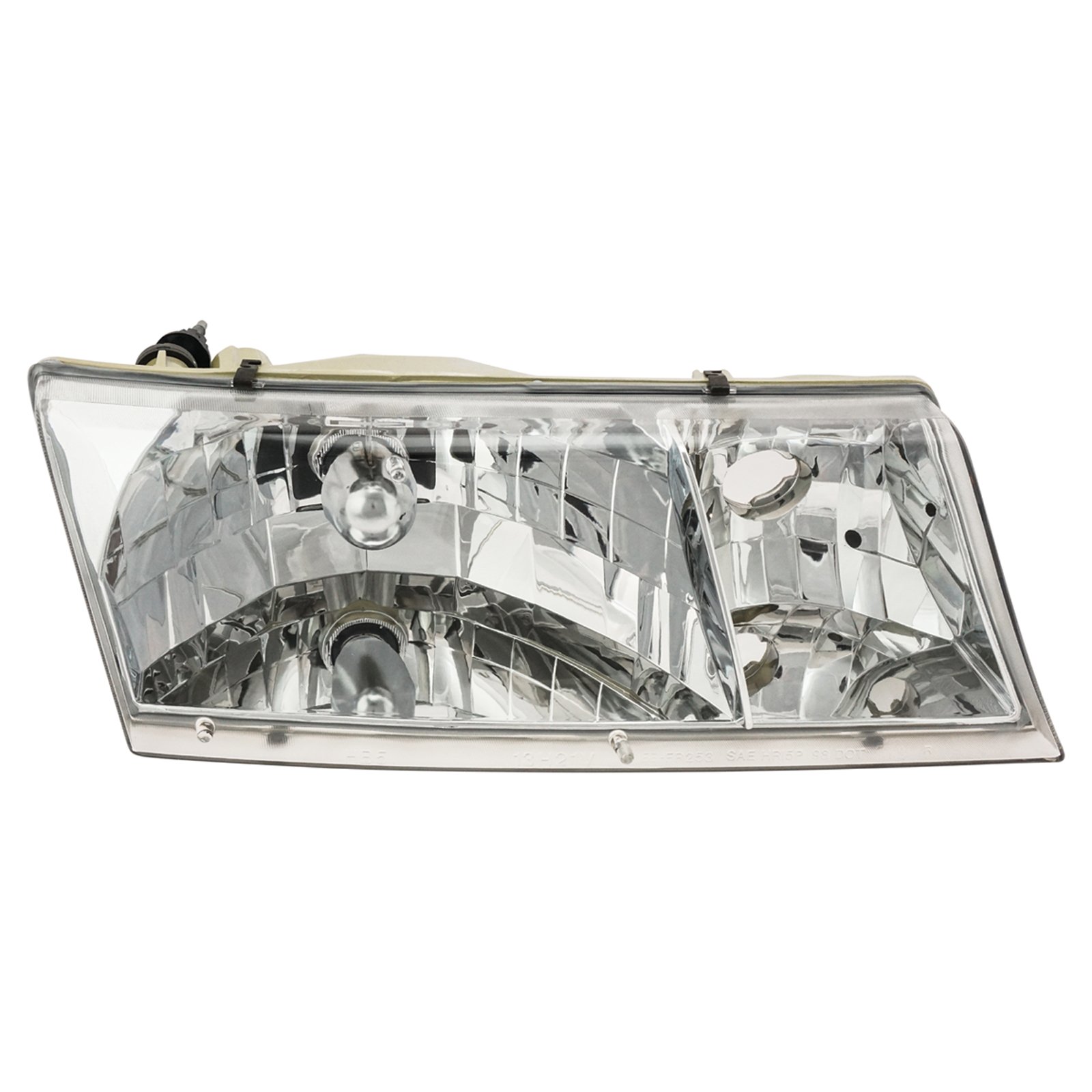 TRQ Passenger Side Headlight Assembly Compatible with 1998-2002 Grand Marquis FO2503149