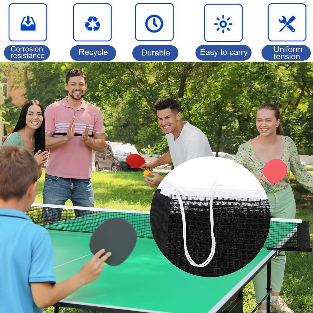 Rete Da Ping Pong, Rete Tavolo Ping Pong in Poliestere Rete Di Ricambio