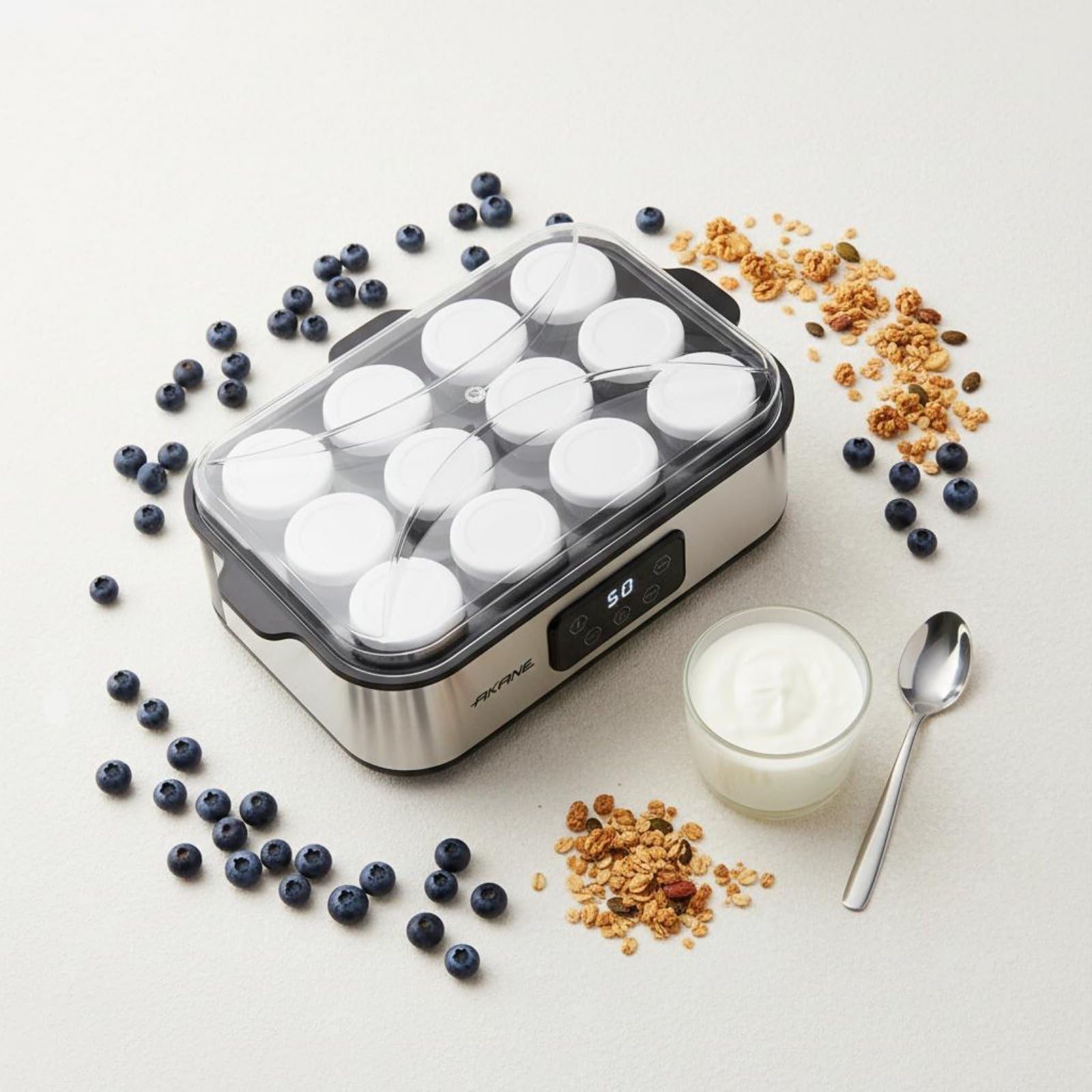 Energy Saving Electric Yogurt Creator Easy To Clean Dig | Energy Saving Electric Yogurt Creator Easy To Clean Digital Fermenter PTC Rapid Heating Kitchen Appliance for Families Health-image-43