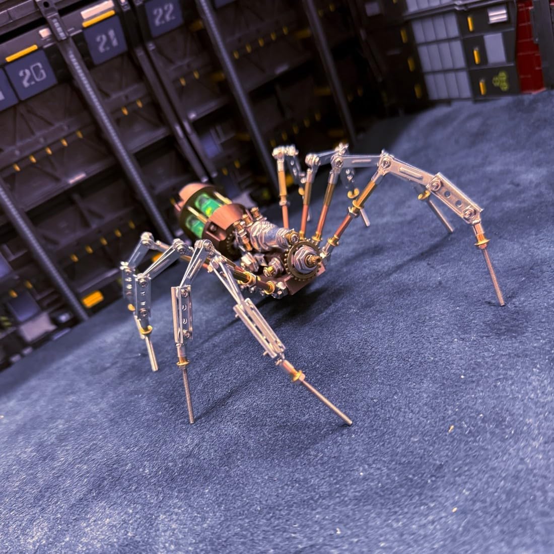 3D Metal Puzzle Model Kit, 297Pcs 3D Cyberpunk DIY Cyber-Biological Scorpion Building Kit, Unique Desk Creative Art Decorations Gift for Adults