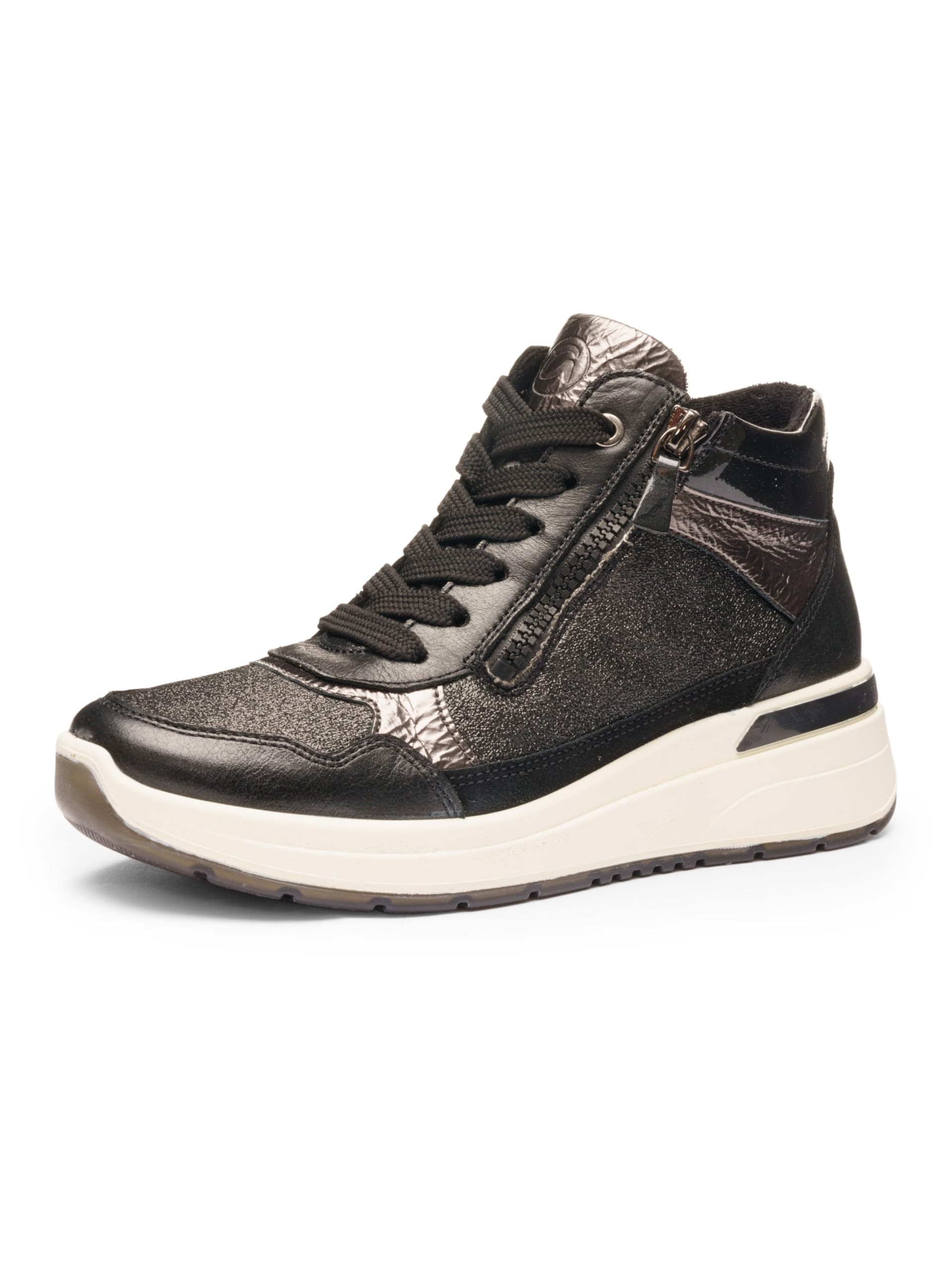 ARA Garda Trainers Black Steel, Black Steel, 40 EU Weit