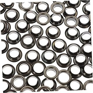 SECFOU 50 Conjuntos De Botão De Olho De Ar DIY Artesanato Cortinas Dupla Face Kit De Piercings Kits DIY Kits De Roupas De Cobre Botão Ilhós Kit De Ilhós Para Artesanato Ilhós Para