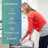 Vista 6 de Reli. Drawstring Trash Garbage Bags, Tall Kitchen, 250 Count Bulk, White, 13 Gallon - 16 Gallon Capacity