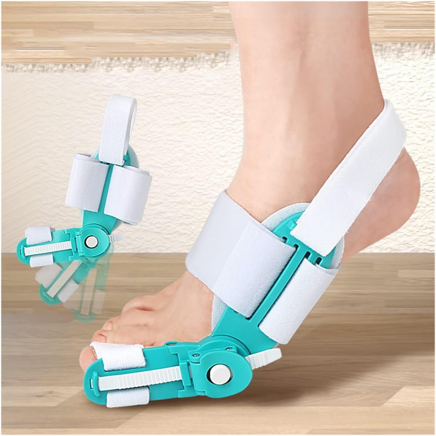 Hallux Valgus Corrector Bunions Foot Fingers Separators Toe Separator Bunion Corrector Finger Separator Valgus(Green(2pc))