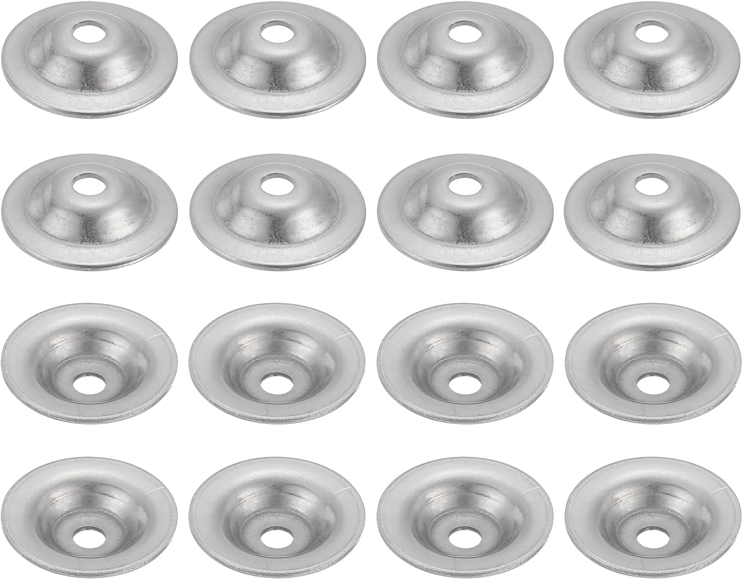 MECCANIXITY 16 Pcs M6 Arbor Washer, 1.5x26mm 304 Stainless Steel Bench Grinder Arbor Washer for Bench Grinder Polisher Wire Wheel Buffing, Silver