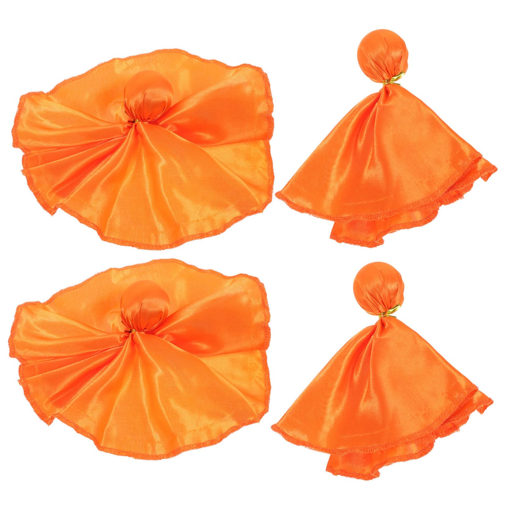 BCOATH Football Referee Kit 4pcs Penalty Flags Orange Football Flags for Referee Sports Game Accessory