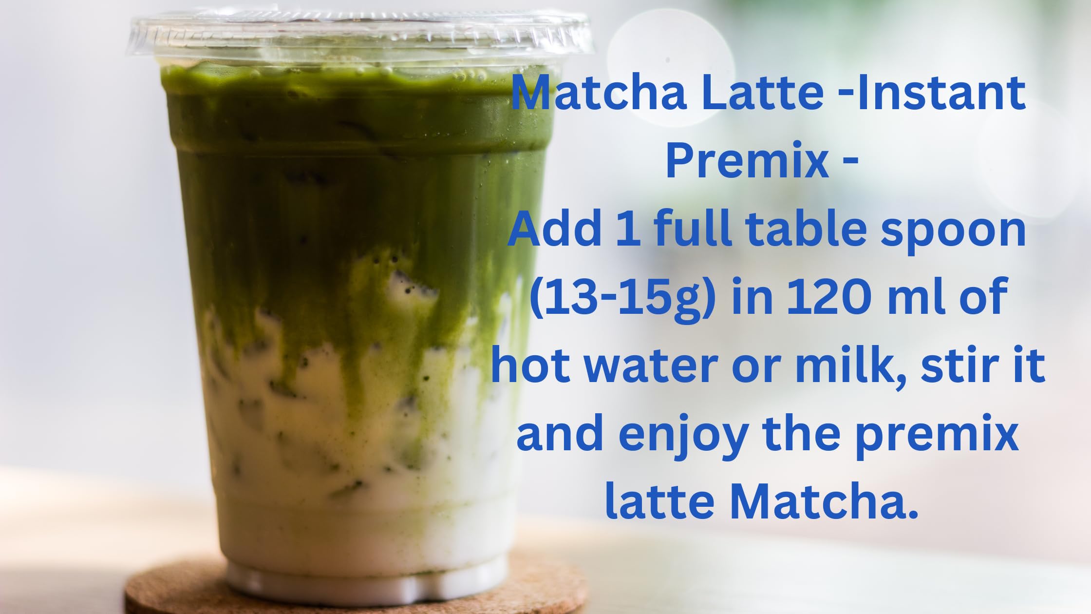 Herba Thea Premix Matcha Latte Powder 2 20LB 1kg Ready to Drink Made in Japan — view 3