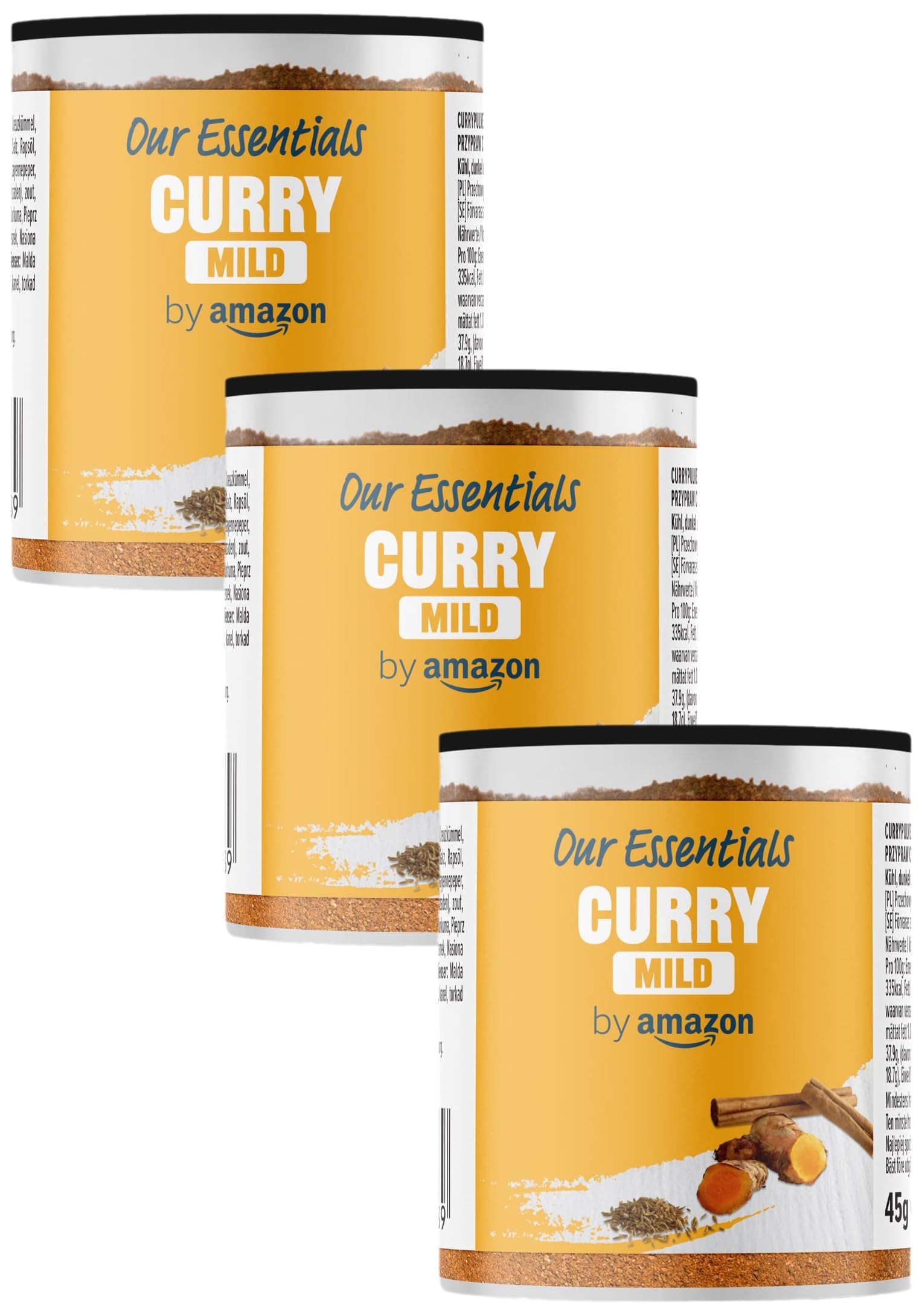 by Amazon Curry, 45g (Packung mit 3)