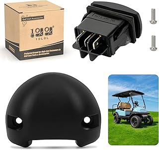 Golf Cart Forward Reverse Switch Compatible with Club Car DS/Precedent(1996-up)/Onward/Tempo 48V Electric Golf Cart Models, FWD REV Rocker Switch Replaces OEM# 101856001 101856002
