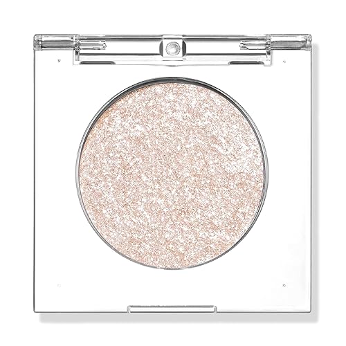 Minfei Paleta de sombras de ojos con purpurina, sombra de ojos coreana con brillantina, maquillaje de ojos brillante de larga duración, resistente