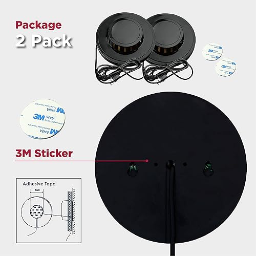 Miniatura 6 de Paquete de 2 luces de fiesta activadas por sonido, luces de discoteca de DJ alimentadas por USB para fiestas, decoraciones de fiesta de cumpleaños,