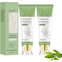 Coracode Triple Enzyme Exfoliating Gel, Deep Pore Face Exfoliant 2PC