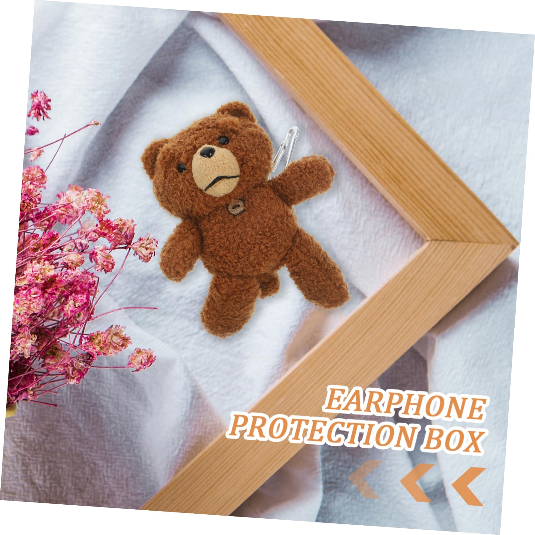 BESTonZON 3piezas Funda De Peluche para Estuche De Auriculares Inalámbricos Compatible Diseño De Protección y Adolescentes