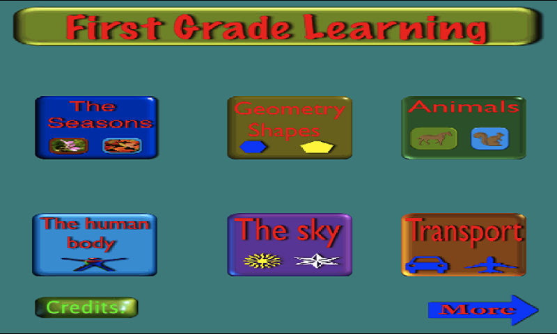 First grade learning - App on Amazon Appstore