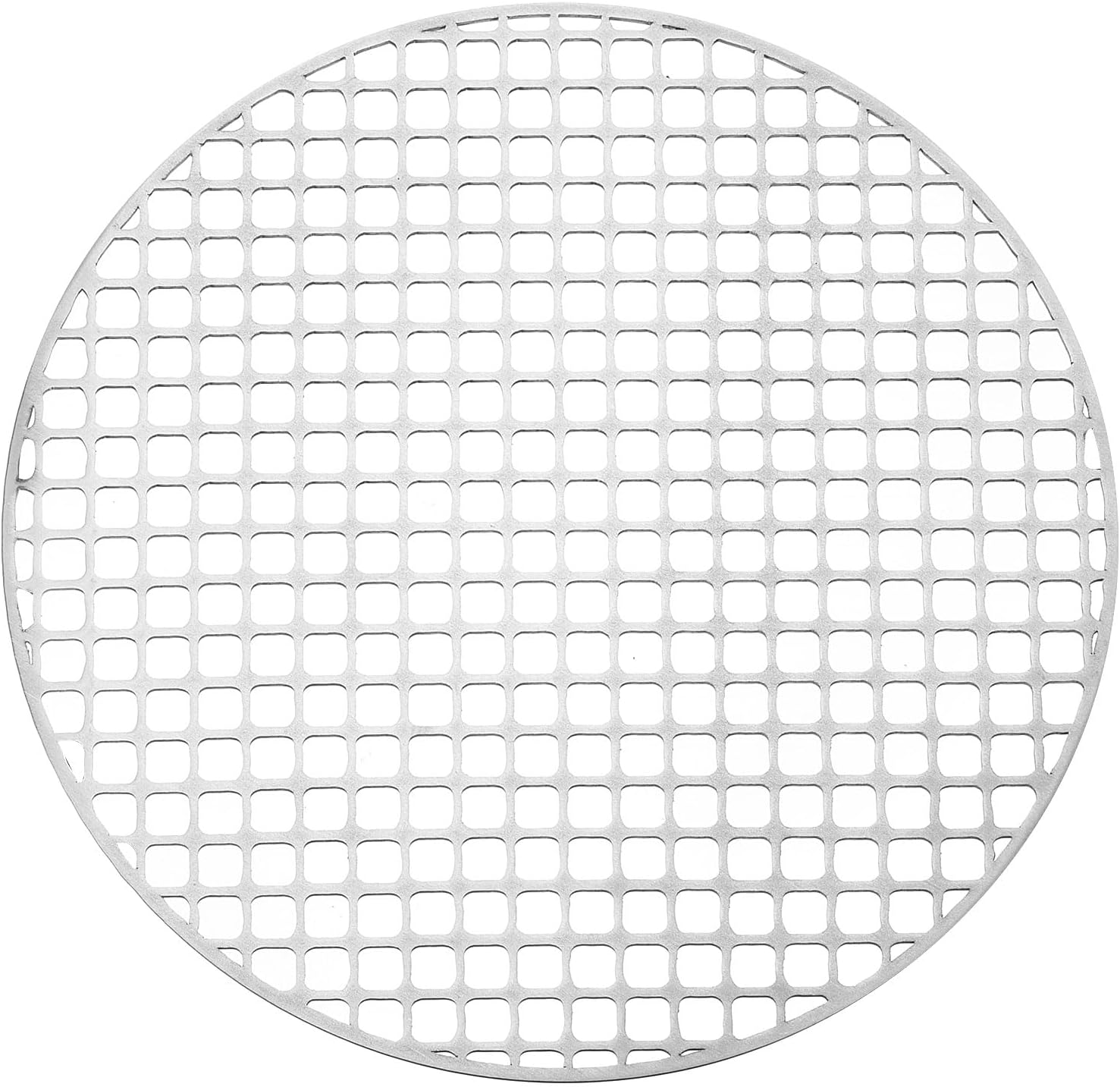 PATIKIL Round Barbecue Grill Mesh Grate, 10" Circular Stainless Steel BBQ Mesh Rack Square Hole Round Barbecue Grilling Net for Outdoor Camping Home Party Family Gatherings