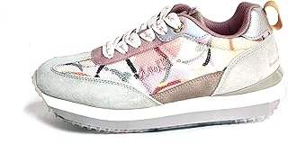 Anekke Zapatillas Deportivas Mujer - Sneakers Rosa y Multicolor con Plantilla Extraíble - Suela Dentada Antideslizante (Ro...