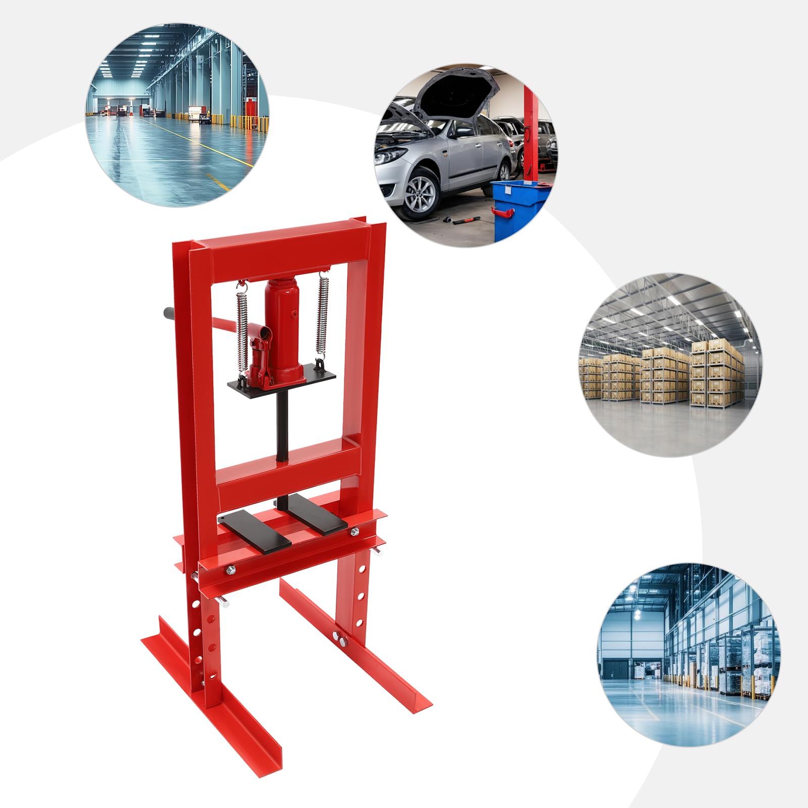 Pressa idraulica da officina 6T, pressa idraulica, per auto, per officine, officine, garage