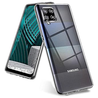 JGD PRODUCTS for Samsung Galaxy F12/Samsung Galaxy M12 /Samsung Galaxy A12 Premium Transparent Soft Silicon Back Cover [Transparent]