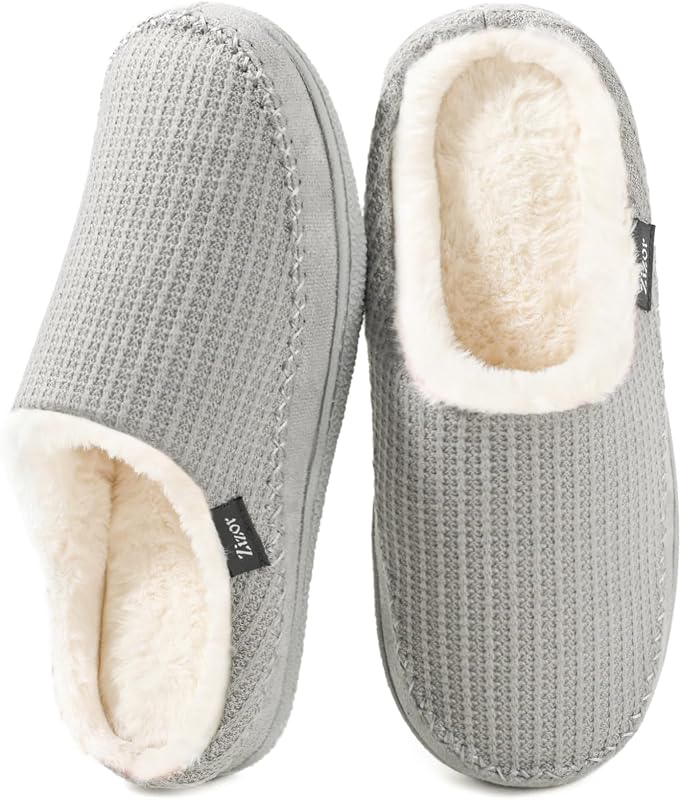 Women's Fuzzy House Slippers Memory Foam Indoor