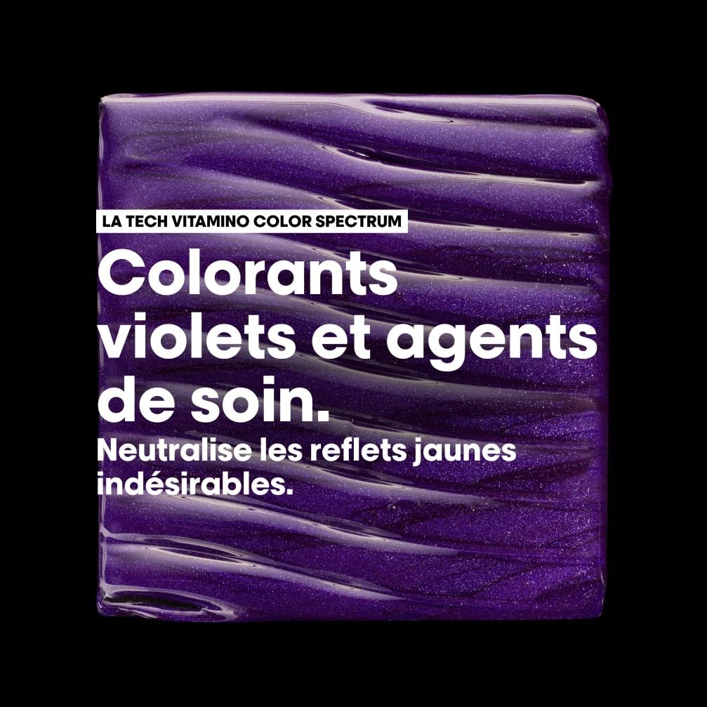 L'OREAL PROFESSIONNEL - Pour Cheveux Blonds - Anti-Reflets Jaunes - Préserve La Coloration Jusqu'À 100 Jours - Cheveux Nourris & Brillants - Vitamino Color Spectrum