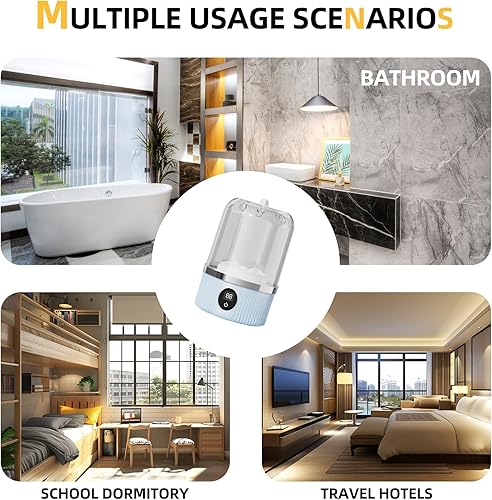 Miniatura 9 de Mini lavadora portátil, lavadora de ropa interior de 1 litro con temporizador digital para ropa interior, calcetines, toallas de saliva, adecuada