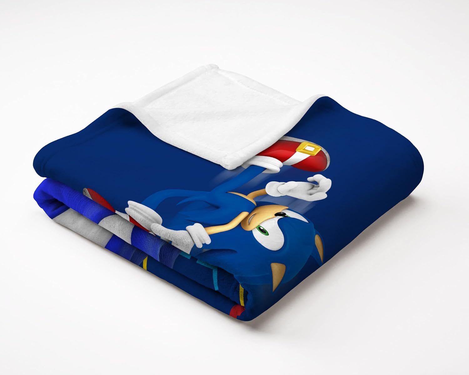 Sonic The Hedgehog Soft Cozy Fleece Throw Blanket, 50 x 60 inches