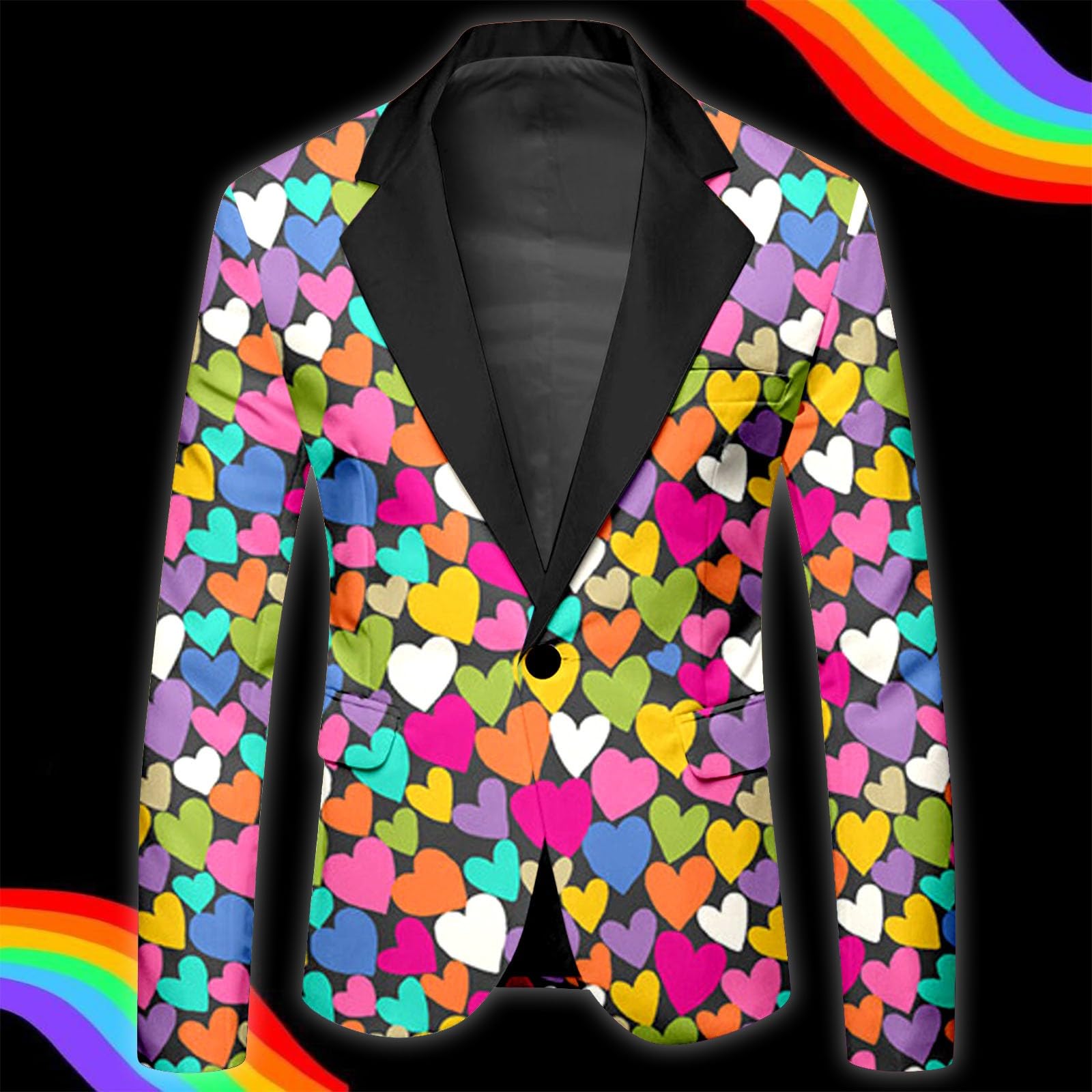 Galaxy Costume pour homme Coupe ajustée Veste de costume 3D Galaxie Imprimé Veste de dîner Veste graphique Galaxie Univers Étoile Espace Fête Suits Blazer pour homme