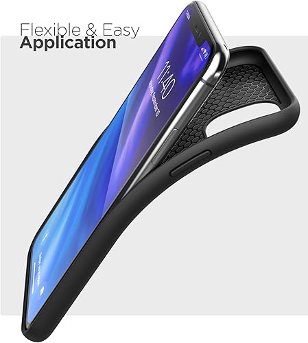 Miniatura 4 de Funda con clip para cinturón para iPhone 11 Pro Max (armadura delgada), funda de agarre delgado con funda, color negro (iPhone 11 Pro Max)