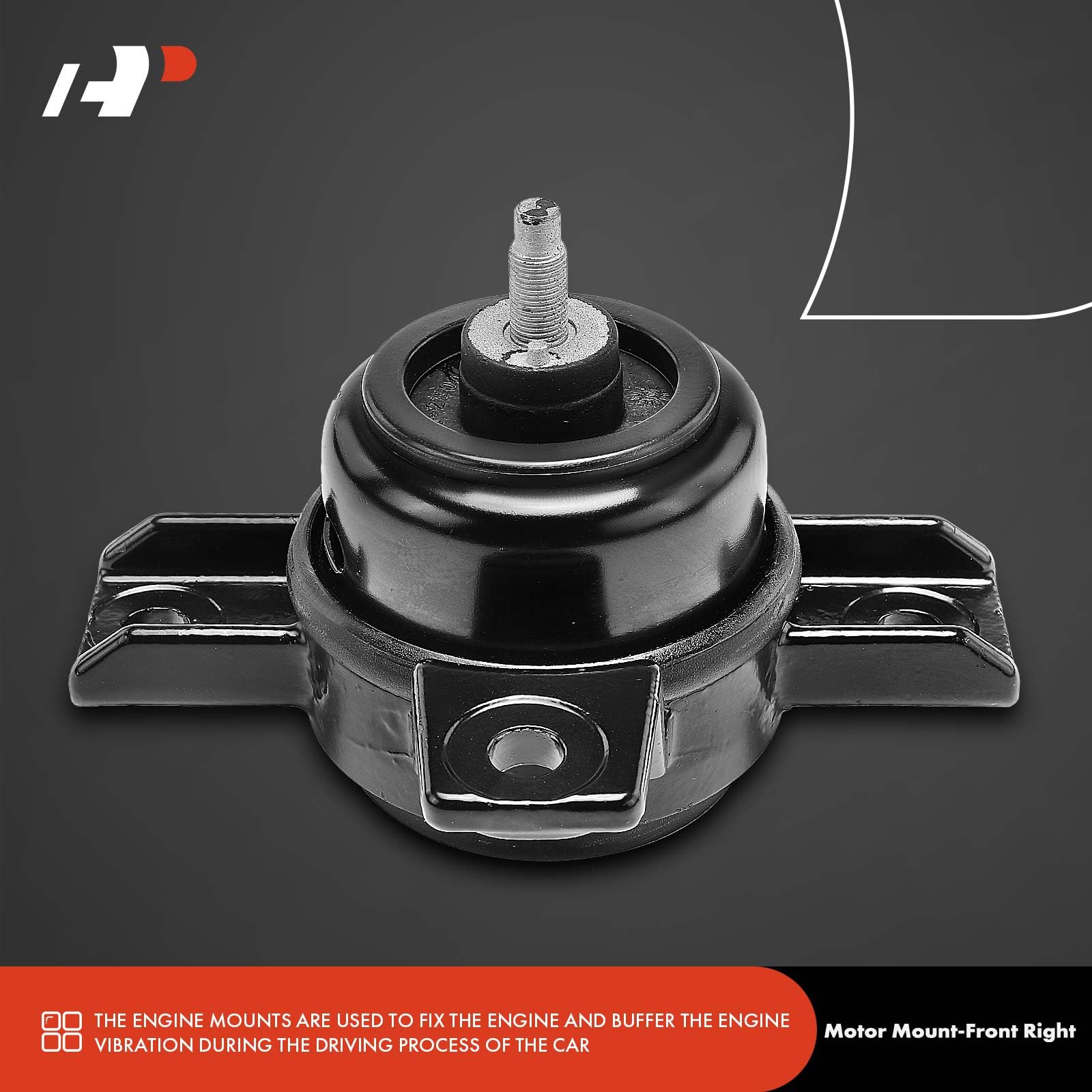 4-Piece Engine & Transmission Mount Set For Hyundai Santa Fe 2.4L & 2.7L – Direct Replacement Kit