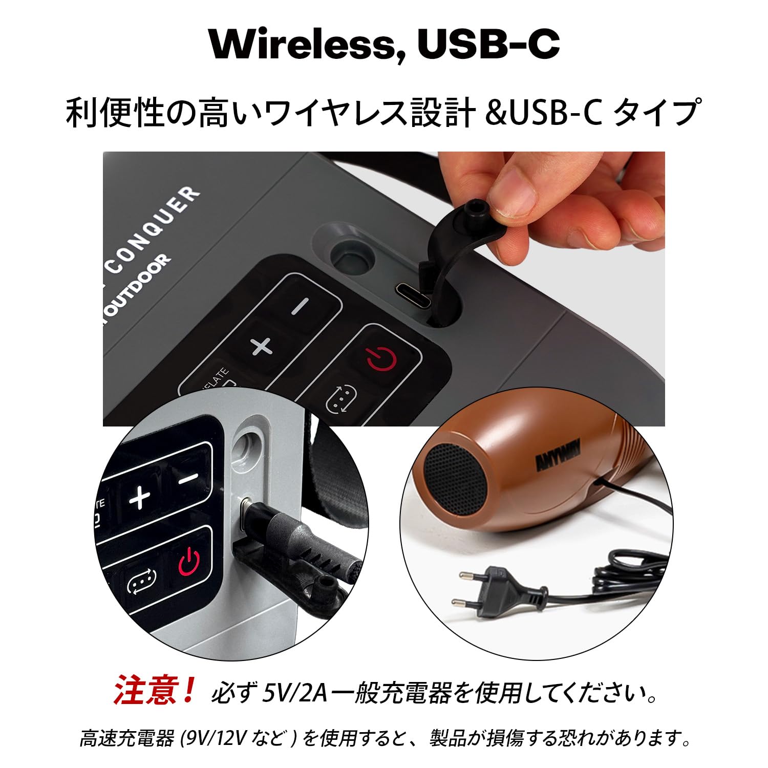 Amazon.co.jp: KZM OUTDOOR カズミ アウトドア 電動ポンプ コードレス